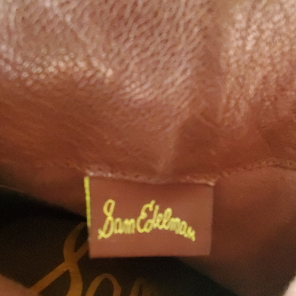 SAM EDELMAN WESTERN BOOTIE LEATHER SZ 7.5 - Picture 5 of 6